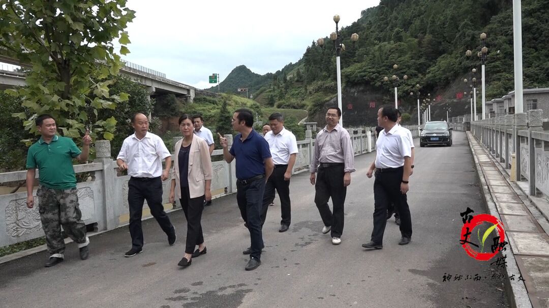 州委常委杨彦芳一行深入古丈检查督导“8.23”灾后恢复工作和乡村振兴等工作