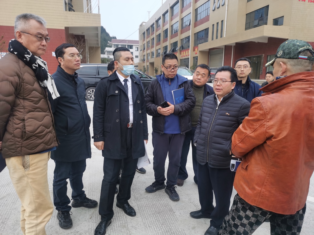 香港九思企业发展有限公司等一行考察古丈县通航小镇招商项目