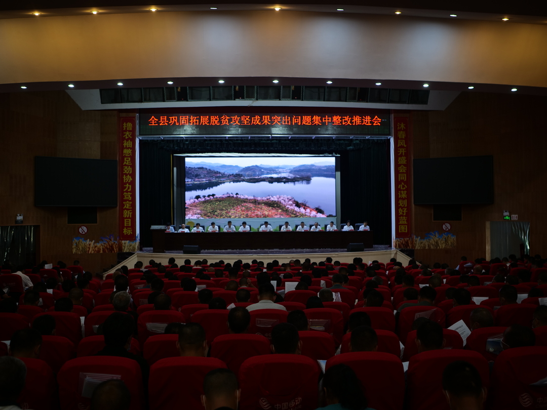 全县巩固拓展脱贫攻坚成果突出问题集中整改推进会召开