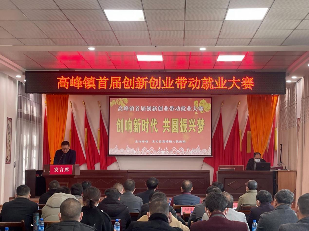 古丈县高峰镇首届创新创业带动就业大赛圆满落幕
