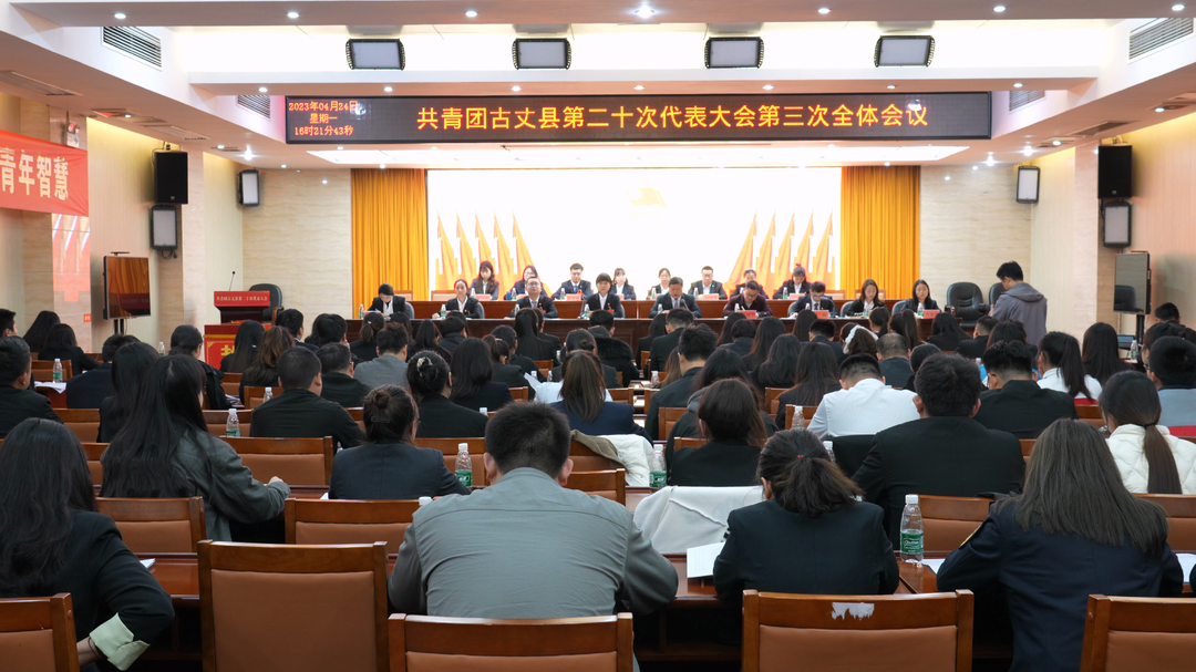 共青团古丈县第二十次代表大会闭幕