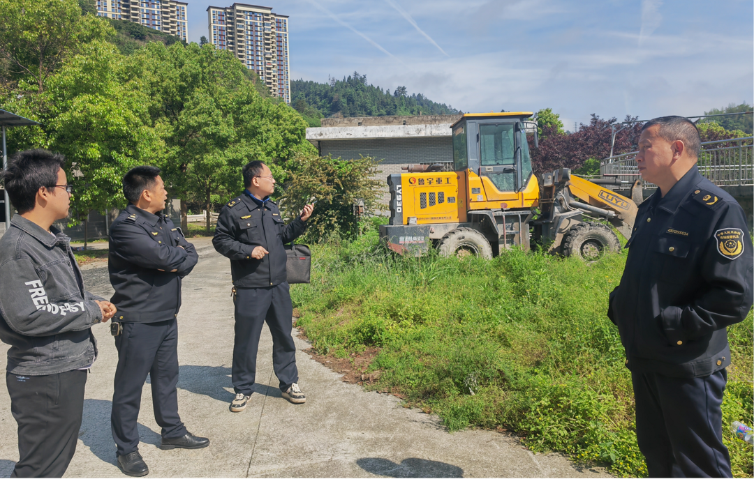 【优化营商环境】古丈县对污水处理厂开展“双随机，一公开”联合执法工作