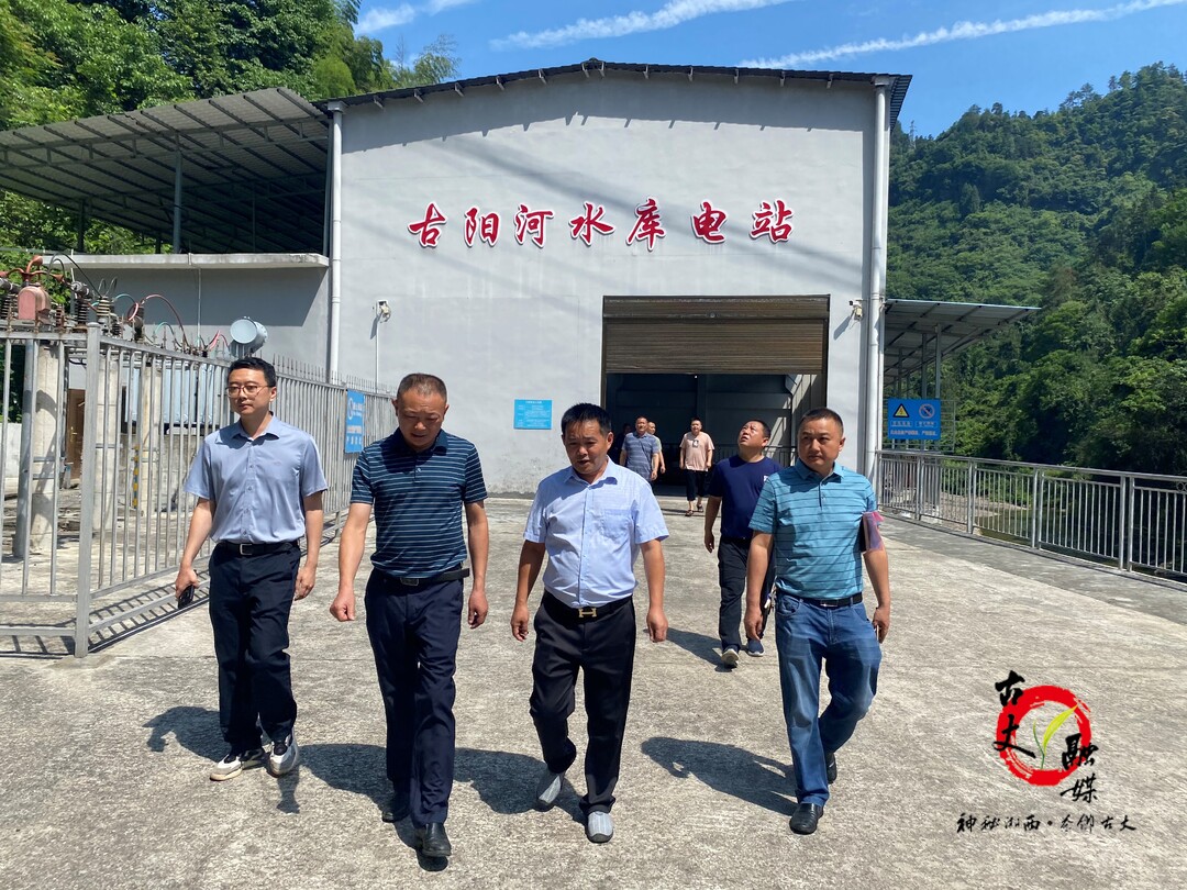 刘学书督导检查古阳河水库电站安全生产情况