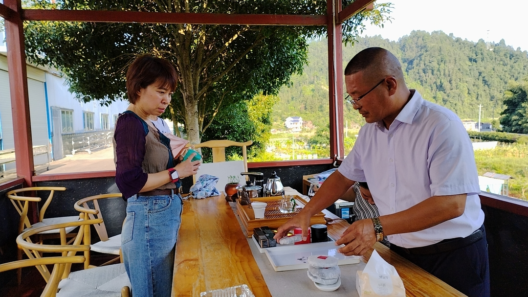 湘西古丈：郜晓丽到英妹子茶业有限公司开展调研