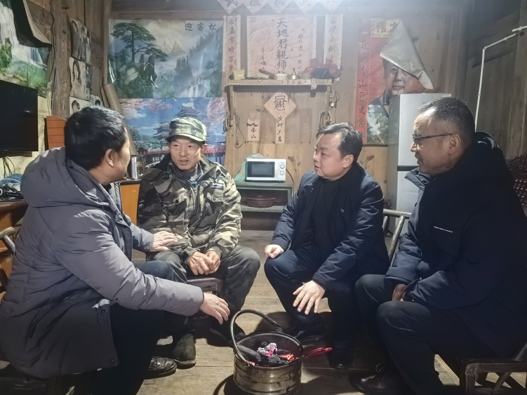 湘西古丈：彭波到窝瓢村开展春节走访慰问和调研指导乡村振兴工作