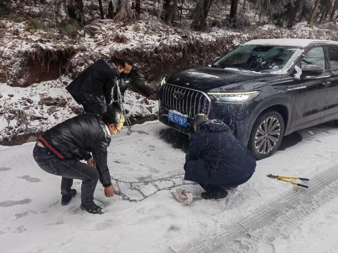 古丈乡镇积极应对低温雨雪冰冻天气