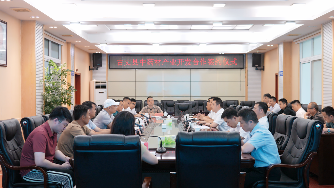古丈县与国药控股、湖南芊智顺中药材种植签订合作框架协议