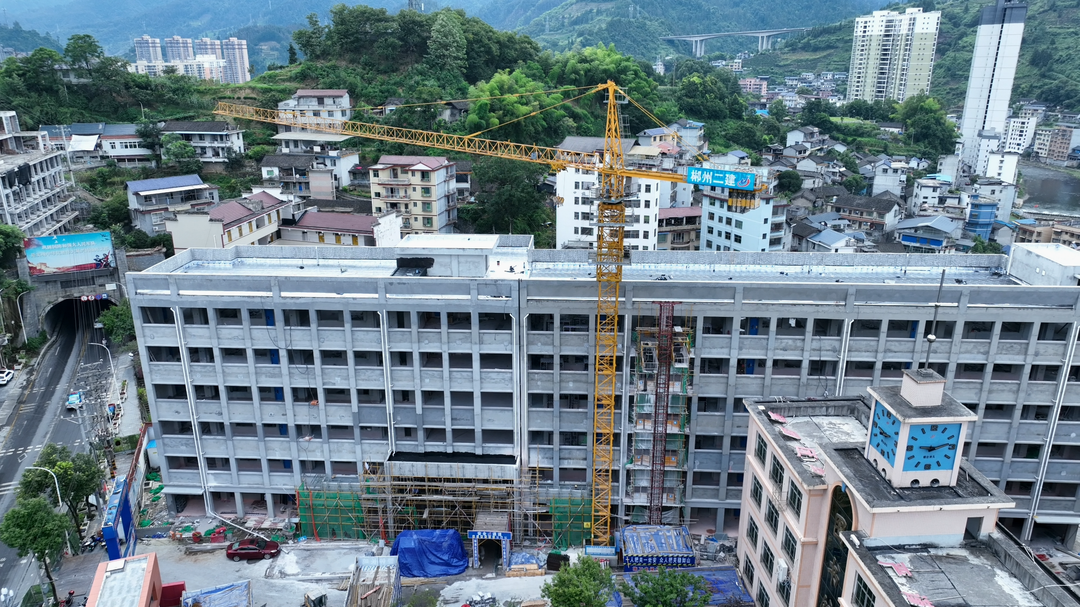 湘西古丈：县第一中学特立教学楼建设项目 预计9月完工并投入使用