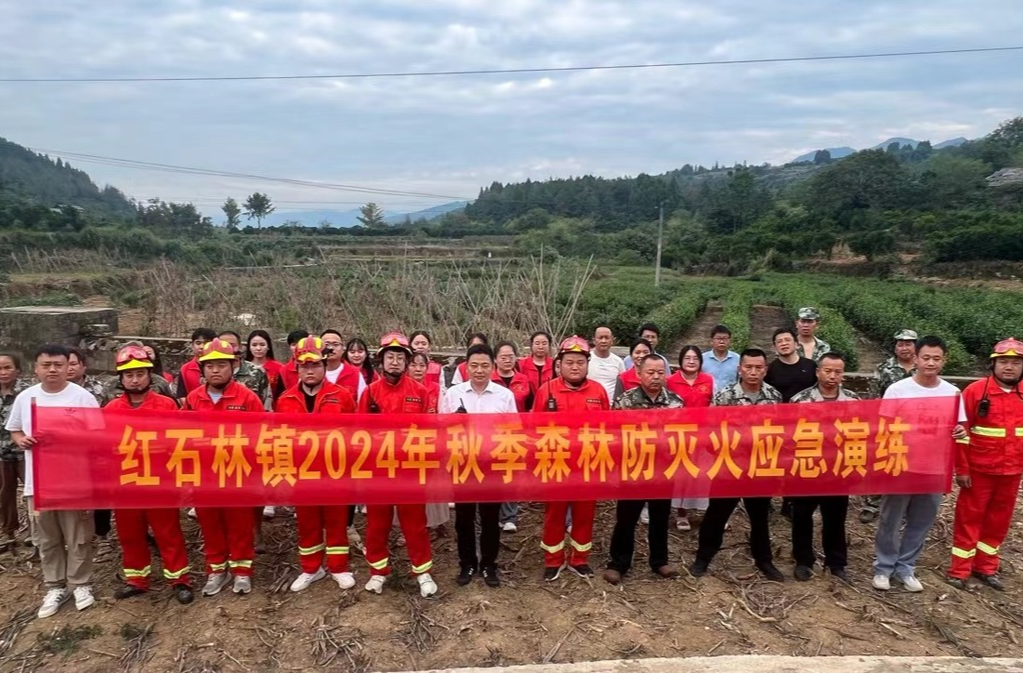 红石林镇全力守护森林安全，筑牢森林防火坚固防线