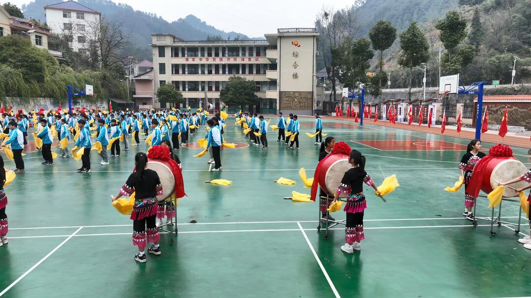 古丈县多所学校参加2024湘西州中小学体育大课间比赛活动