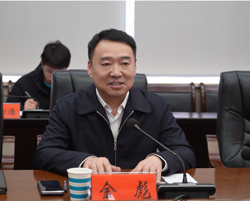 滕朝辉与三峡集团湖南分公司总经理金彪一行座谈