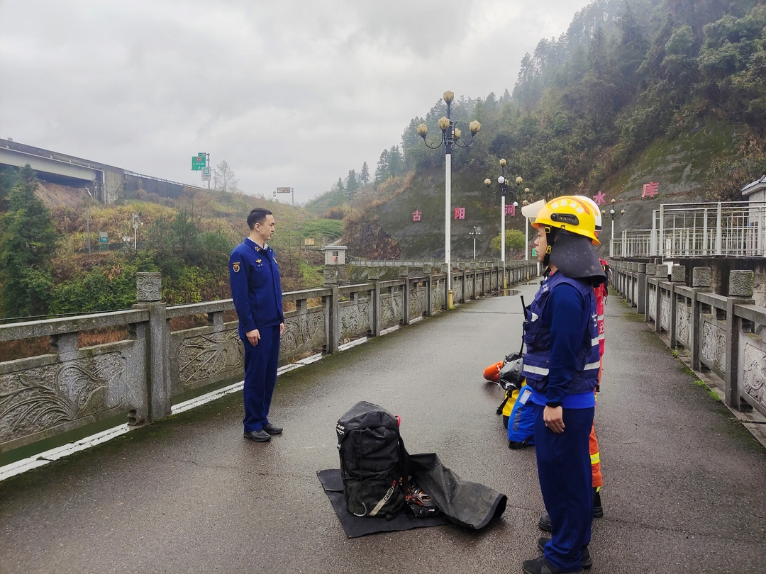 湘西古丈县消防救援大队组织开展无预案拉动演练