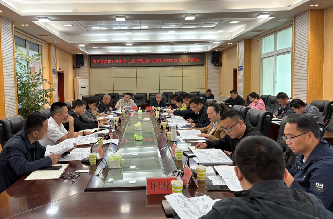 古丈县召开深化农村集体“三资”管理突出问题专项整治行动工作部署会
