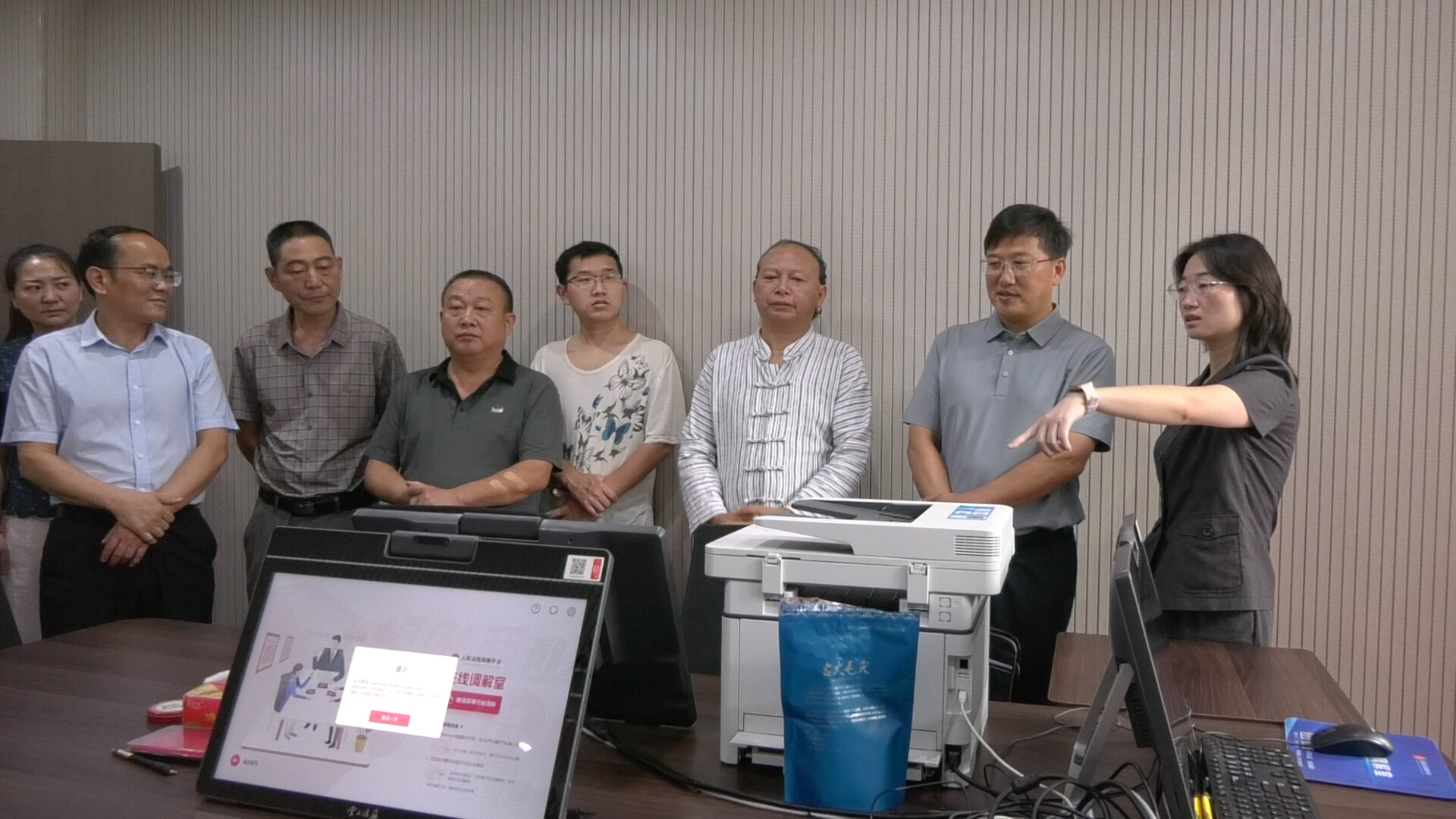 古丈县人大常委会主任郑良武到法院开展多元解纷工作专题调研