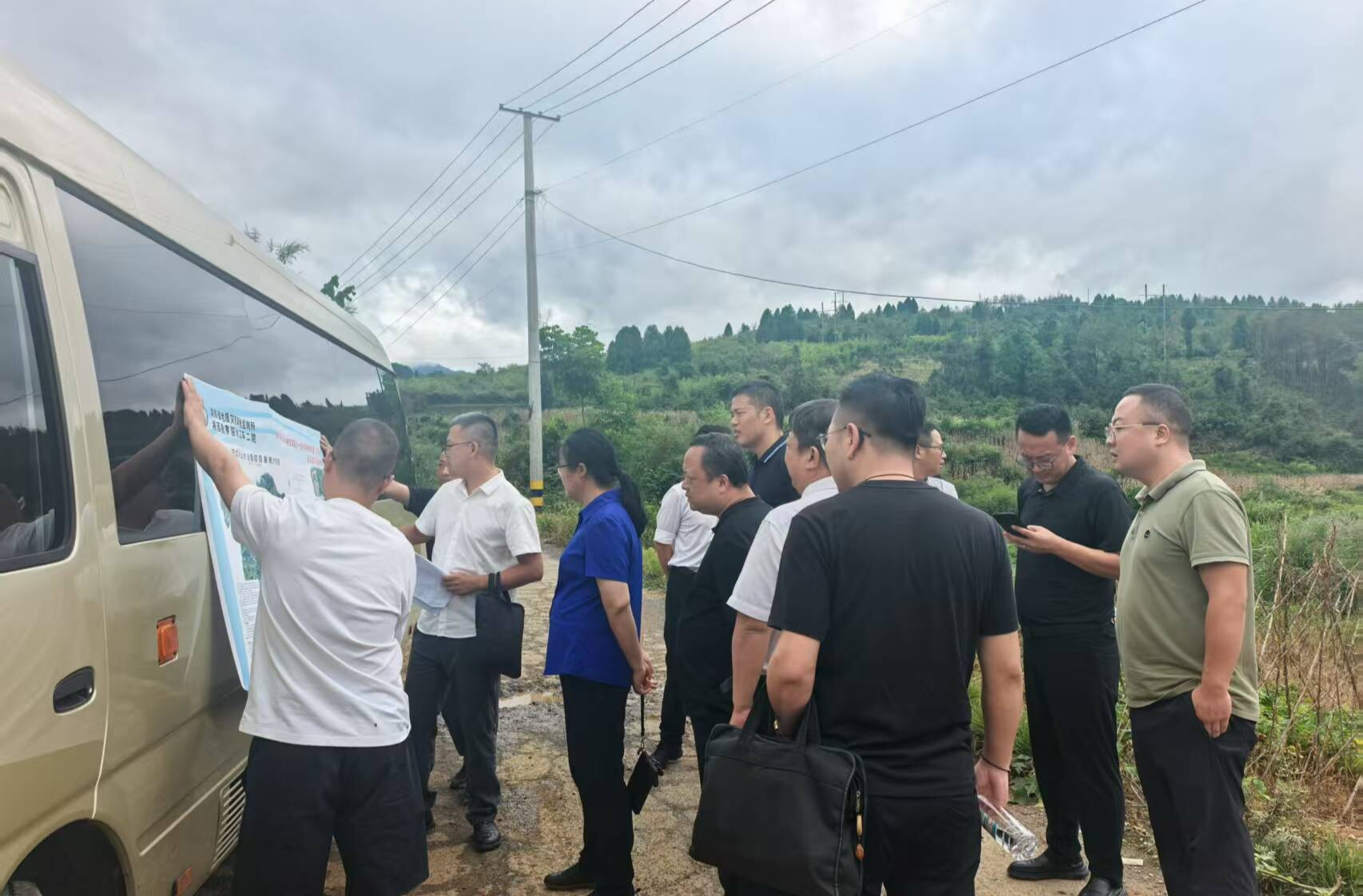 省自然资源厅调研组赴古丈县调研“十五五”山水工程推进情况