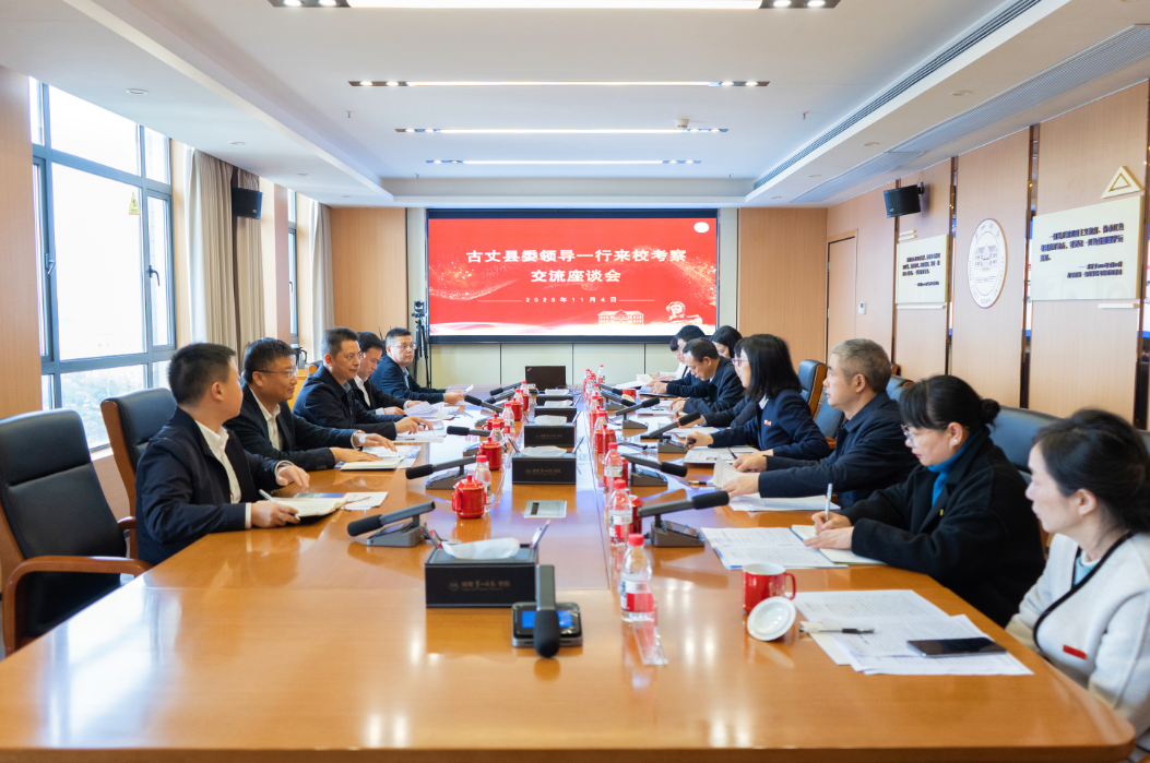 滕朝辉带队到省有关院校和国企衔接汇报工作