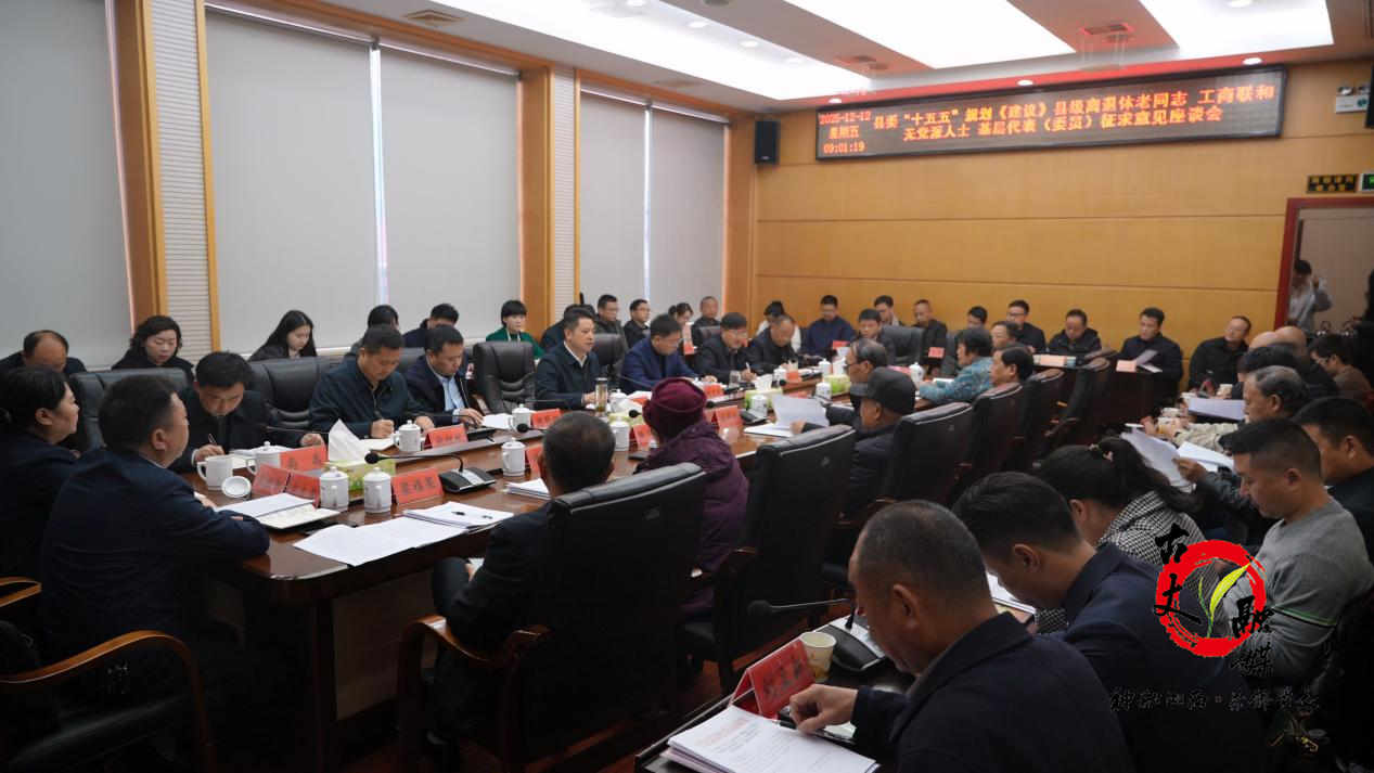 滕朝辉主持召开县委“十五五”规划《建议》征求意见座谈会 集思广益科学谋划 高质量绘就未来发展蓝图