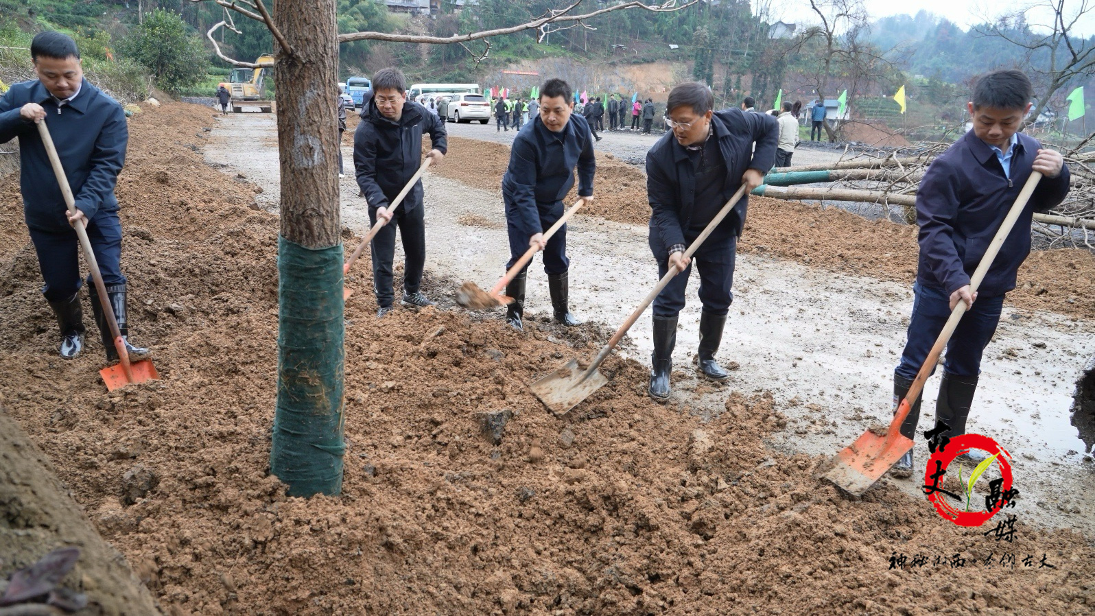 滕朝辉等县领导参加2026年义务植树活动 共植新绿扮靓茶乡 绘就生态宜居新画卷