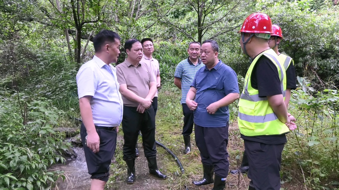 张卫华调研S318古丈岩头寨至古丈县城公路（一期）项目建设