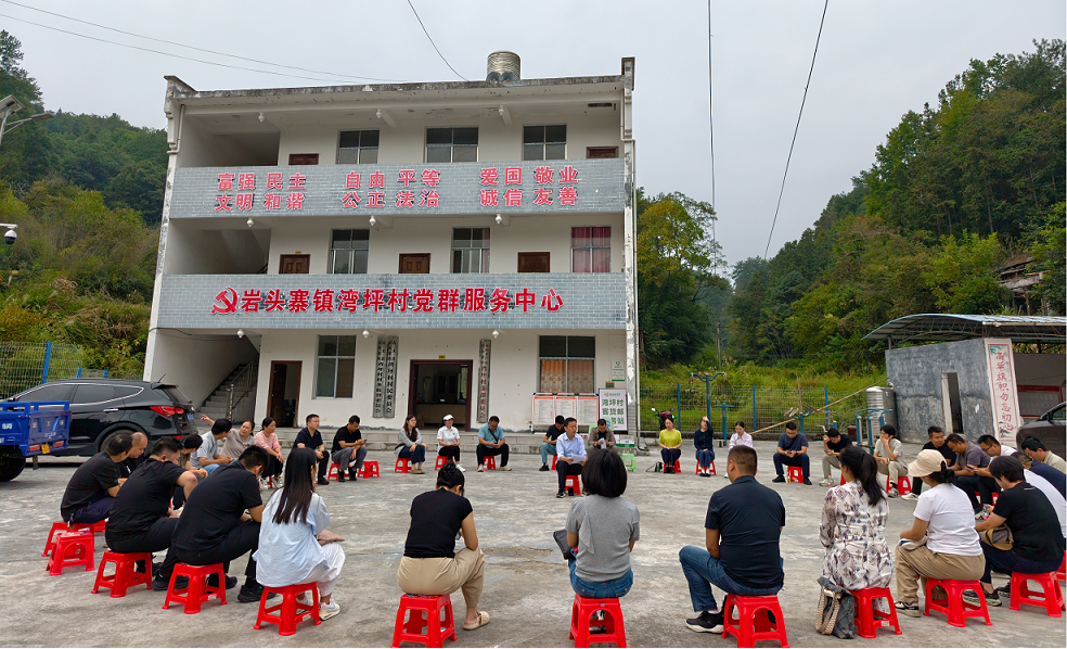 践学基层悟初心 凝心聚力促振兴——科干班赴岩头寨镇湾坪村开展主题党日践学活动