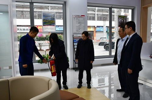 湘西古丈：消防宣传进银行  筑牢金融安全“防火墙”