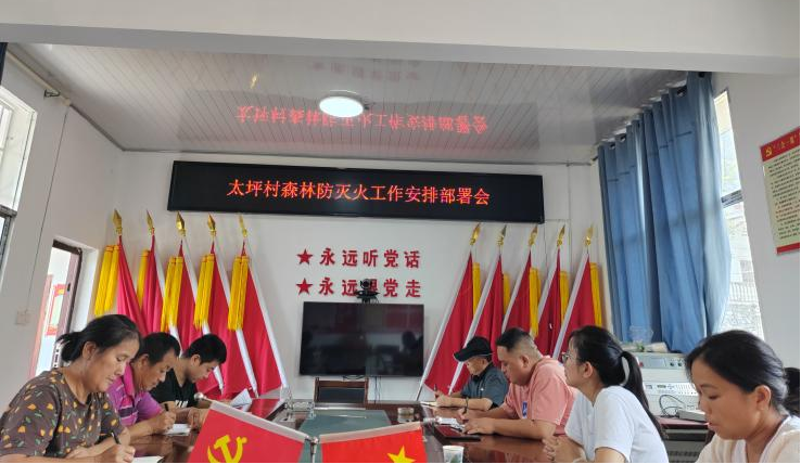 古阳镇太坪村：打好防火“组合拳”，织密森林“安全网