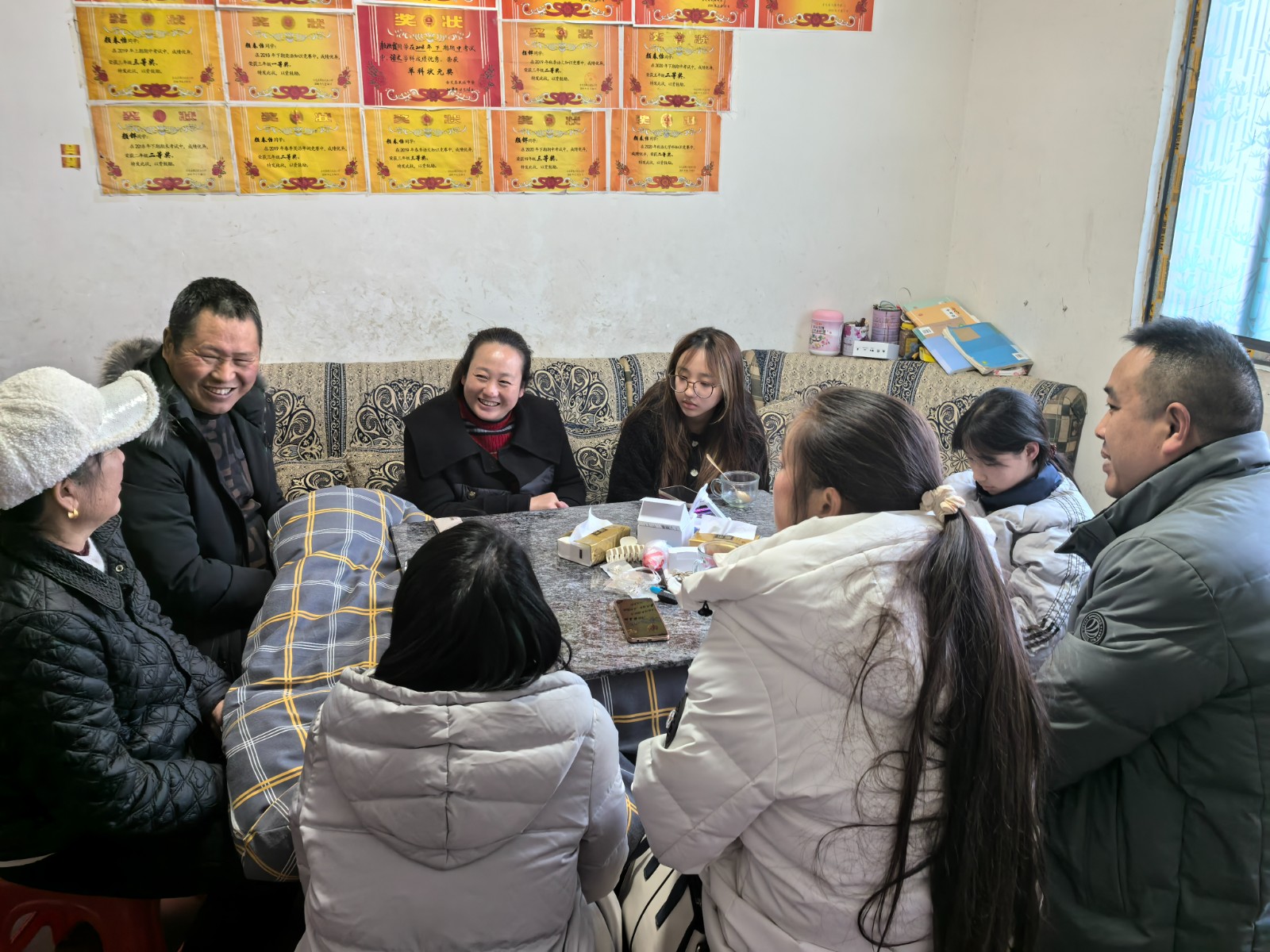 古阳镇开展“冬日送暖 情满古阳”新春慰问活动