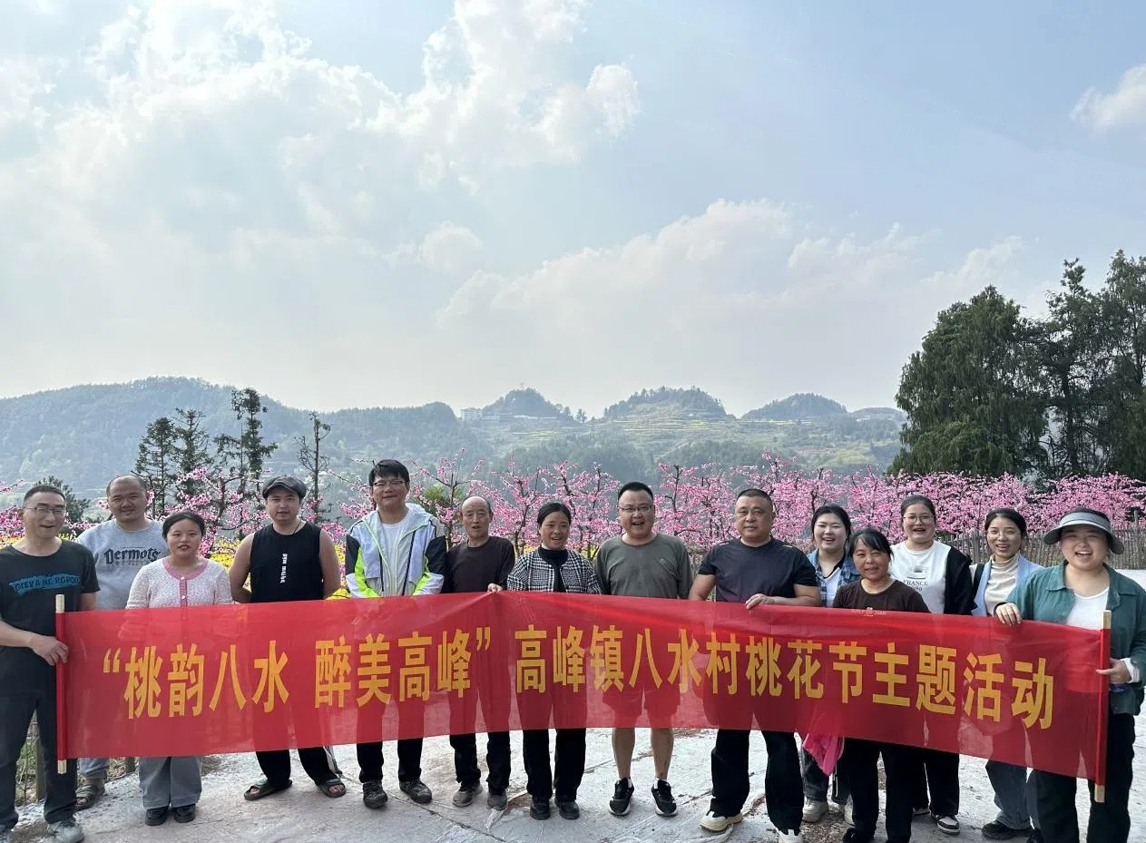 高峰镇：桃花为笔，绘就乡村振兴多彩画卷