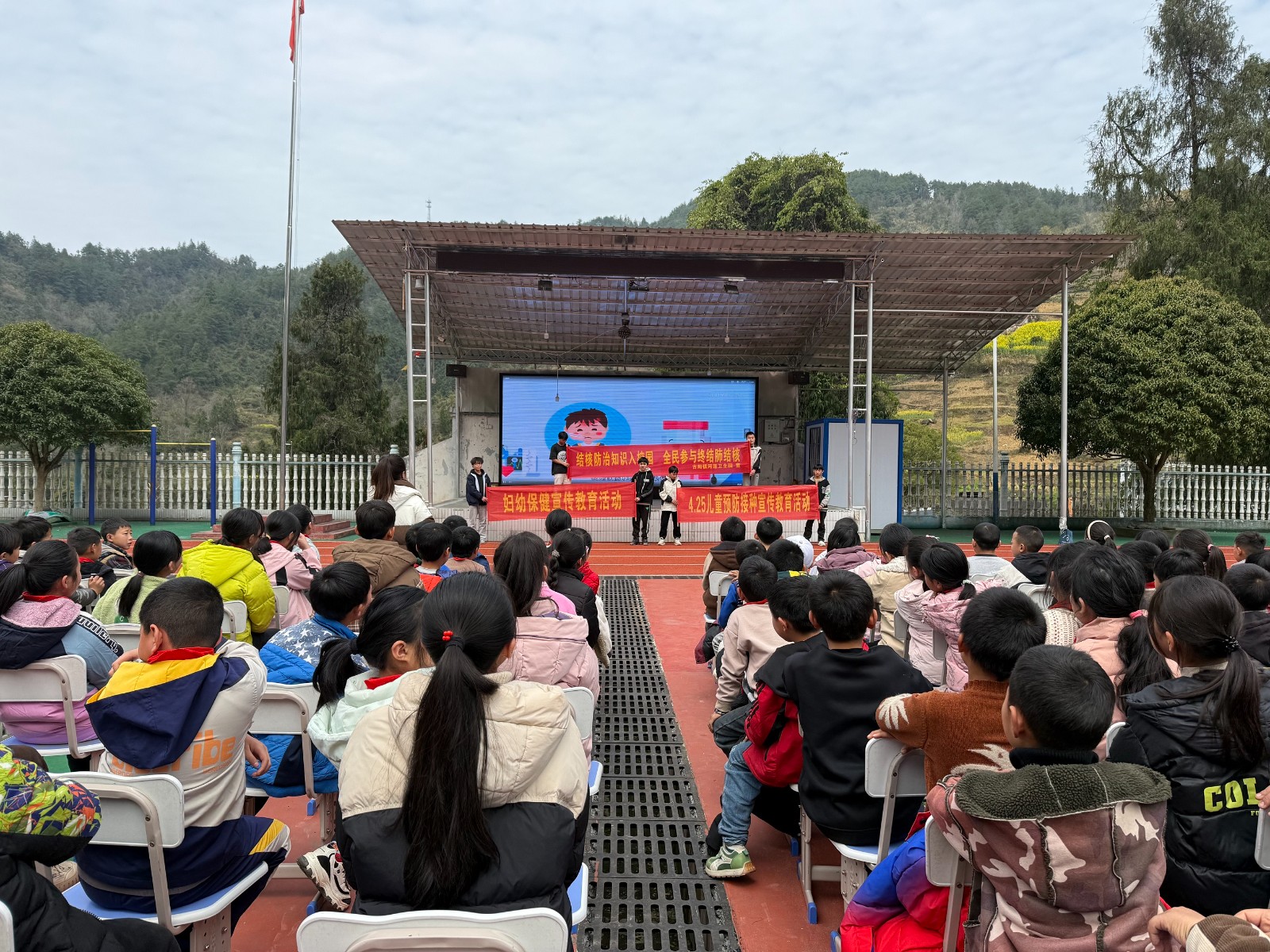 健康校园·“核”你无缘 —河蓬九年制学校开展预防结核病安全知识讲座
