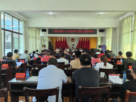 断龙山镇第十九届人民代表大会第九次会议胜利召开