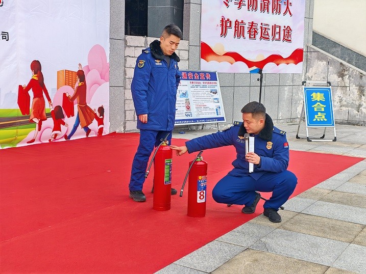 古丈县茶投租车公司——开展冬季车辆 安全应急演练护航春运